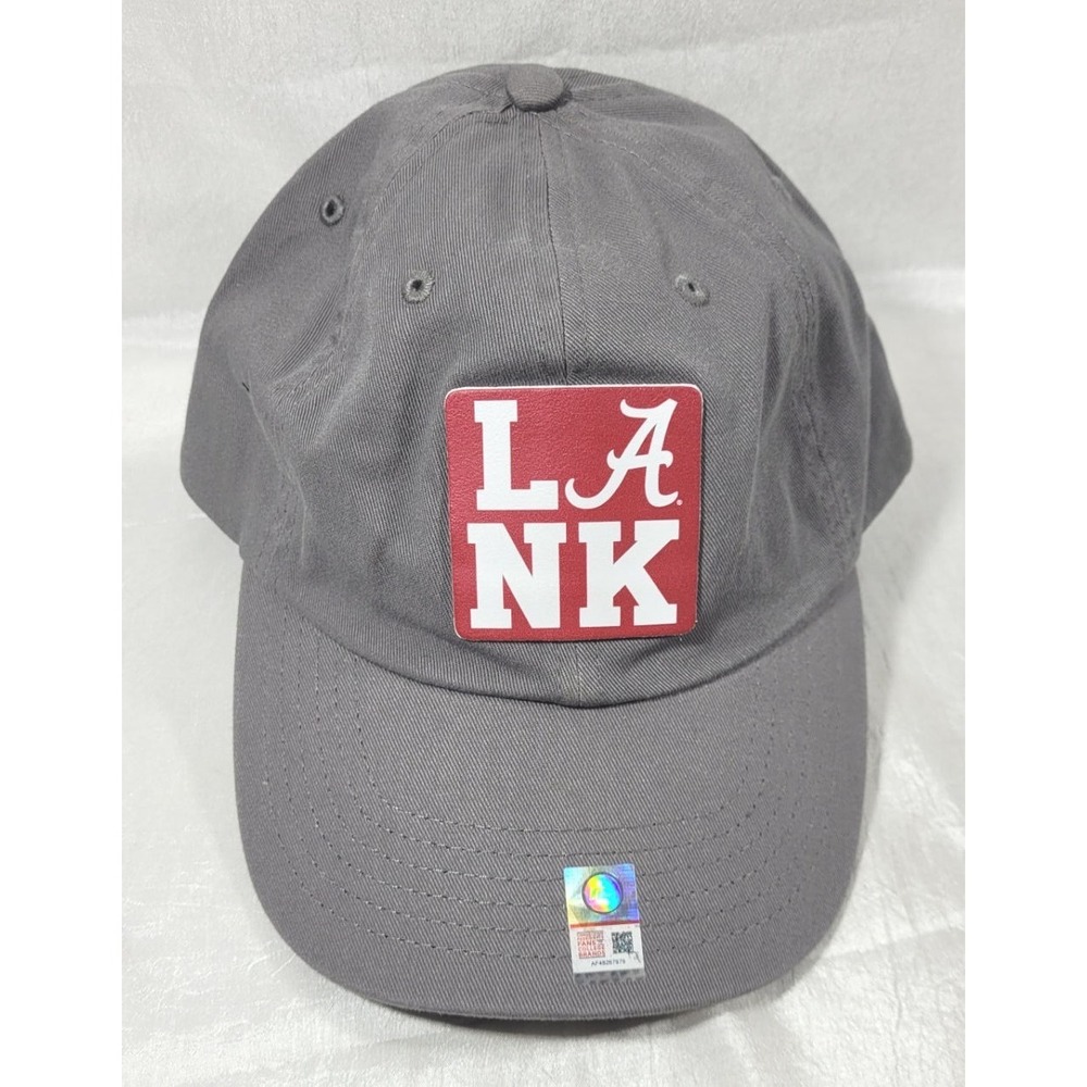 Alabama NCAA LANK Officially Licensed Unstructured Strapback Gray Dad Hat